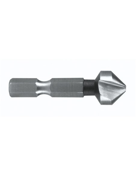 Ruko-102313-Avellanador cónico DIN 335 forma C 90º HSS mango hexagonal 1/4" (Ø máx. 6,3 mm)