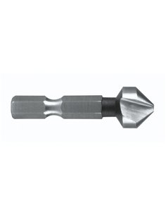 Ruko-102315-Avellanador cónico DIN 335 forma C 90º HSS mango hexagonal 1/4" (Ø máx. 10,4 mm)