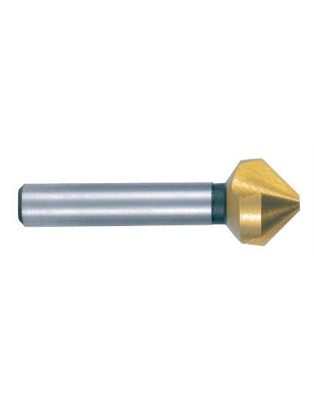 Ruko-102119T-Avellanador cónico DIN 335 forma C 90º HSS-TiN (Ø máx. 16,5 mm)