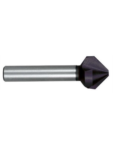 Ruko-102118F-Avellanador cónico DIN 335 forma C 90º HSS-TiAIN (Ø máx. 15 mm)
