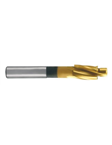 Ruko-102408T-Avellanador plano DIN 373 HSS-TiN paso medio rosca M3