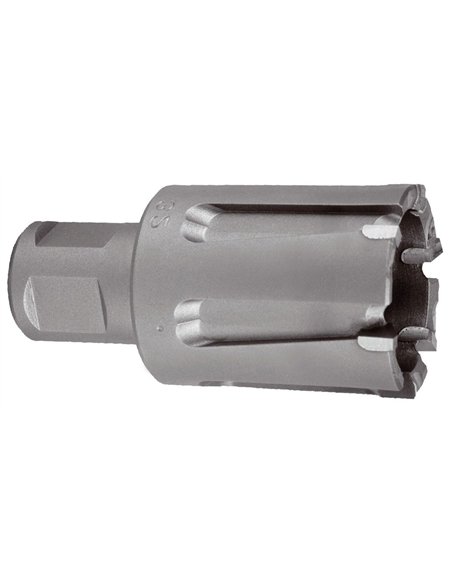 Ruko-1081521-Broca hueca con dientes metal duro vástago Weldon para vías de tren (Ø 21 mm)