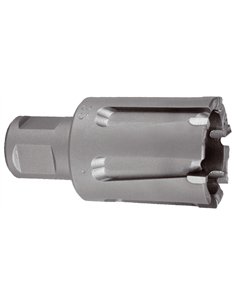 Ruko-1081524-Broca hueca con dientes metal duro vástago Weldon para vías de tren (Ø 24 mm)