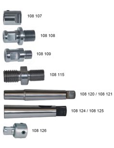 Ruko-108109-Adaptador para taladros de base magnética para adaptar a vástago Weldon con salida a portabrocas 108116