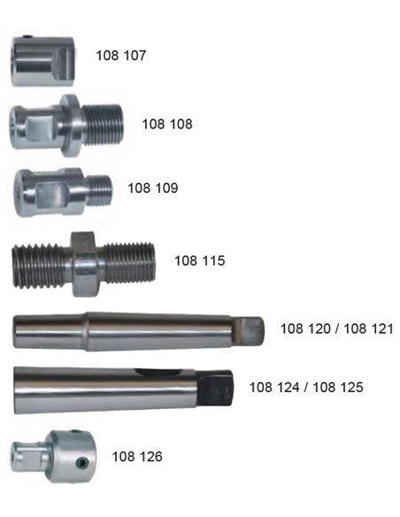 Ruko-108125-Adaptador para taladros de base magnética para adaptar a CM3 con salida a CM2