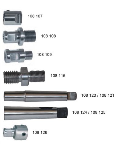 Ruko-108124-Adaptador para taladros de base magnética para adaptar a CM3 con salida a CM1