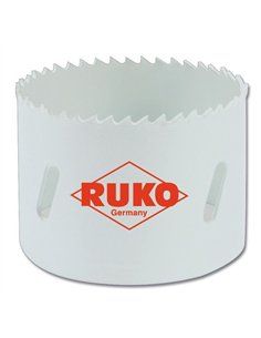 Ruko-126043-Corona perforadora HSS-Co 8 bimetal con dentado fino (Ø 43 mm)
