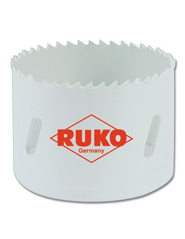 Ruko-126098-Corona perforadora HSS-Co 8 bimetal con dentado fino (Ø 98 mm)