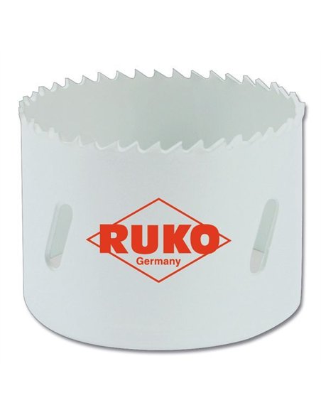 Ruko-126098-Corona perforadora HSS-Co 8 bimetal con dentado fino (Ø 98 mm)