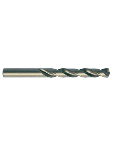 Ruko-215021-Pack de 10 brocas helicoidales DIN 338 tipo N HSS-Co 5 Cobalto rectificada con autocentrado (Ø 2,1 mm)