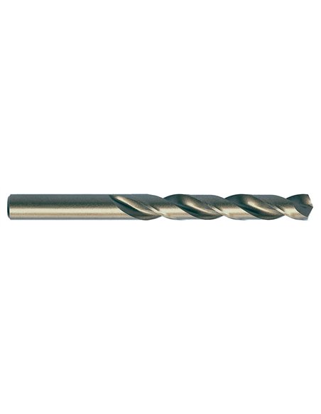Ruko-215021-Pack de 10 brocas helicoidales DIN 338 tipo N HSS-Co 5 Cobalto rectificada con autocentrado (Ø 2,1 mm)