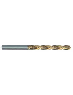 Ruko-250125T-Pack de 5 brocas helicoidales DIN 338 tipo N HSS-TiN rectificada con autocentrado (Ø 12,5 mm)