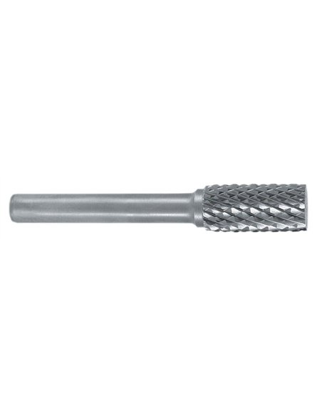 Ruko-116046-Fresas metal duro forma A-ZYA Cilíndrica sin dentado frontal (Ø 3 mm)