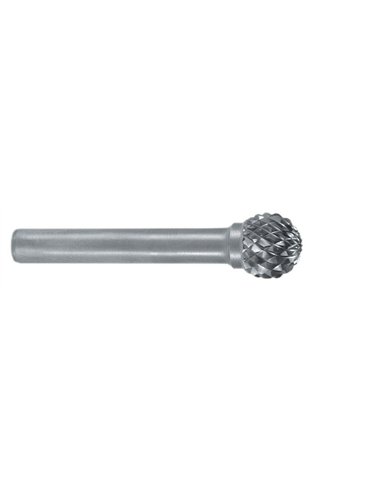 Ruko-116044-Fresas metal duro forma D-KUD Esférica (Ø 12 mm)