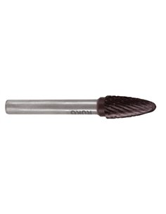 Ruko-116034TC-Fresas metal duro TiCN forma F-RBF Arco completo (Ø 16 mm)