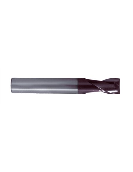 Ruko-820060HM-Fresa frontal de metal duro DIN 6527 K 2 labios (Ø 6 mm)