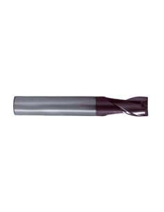 Ruko-820140HM-Fresa frontal de metal duro DIN 6527 K 2 labios (Ø 14 mm)