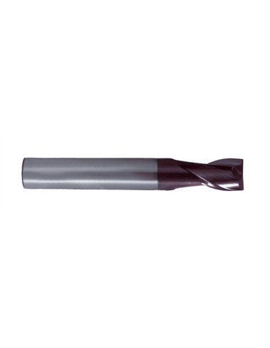 Ruko-820160HM-Fresa frontal de metal duro DIN 6527 K 2 labios (Ø 16 mm)