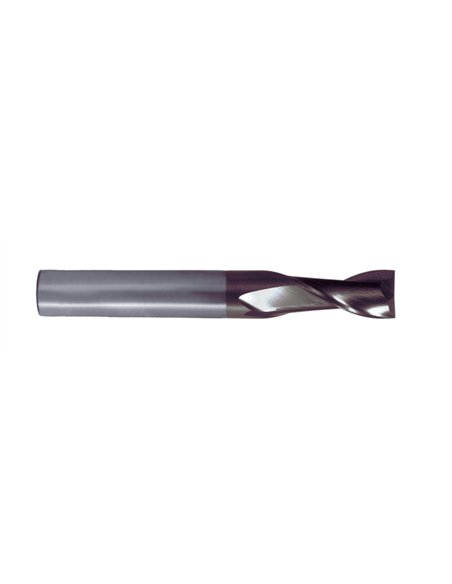 Ruko-822200HM-Fresa frontal metal duro DIN 6527 L/6528 2 labios (Ø 20 mm)