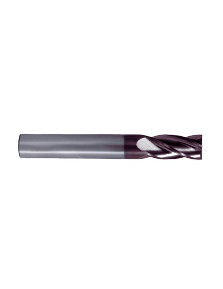 Ruko-842140HM-Fresa frontal metal duro DIN 6527 L/6528 4 labios (Ø 14 mm)