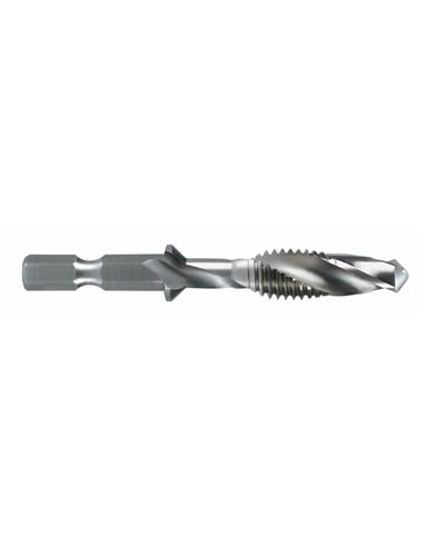 Ruko-270019-Macho de roscar combinado HSS para máquinas, rectificado Rosca M 10
