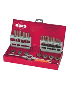 Ruko-245010-Juego herramientas de roscar (31 piezas)