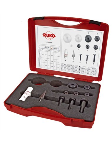 Ruko-109006-Juego de 5 punzonadores de tornillo