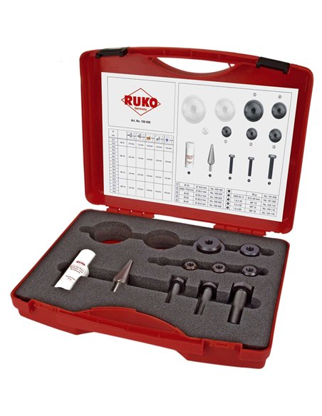 Ruko-109006-Juego de 5 punzonadores de tornillo
