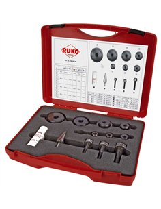Ruko-109008K-Juego de 7 punzonadores de tornillo con rodamientos a bolas