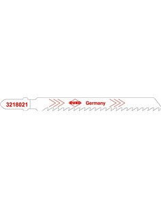 Ruko-3218021-Pack de 5 sierras de calar HCS acero corte ultra rápido 100 mm (Equivalencia Bosch T 144 DF)