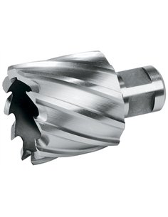 Terrax-108228TX-Broca hueca HSS vástago Weldon profundidad de corte 30 mm (Ø 28 mm)