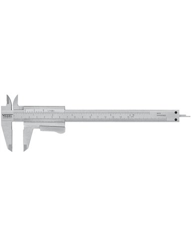 Vogel-201020.2-Calibre pie de rey monobloc DIN 862 150 mm (Bloq. Pulsador)