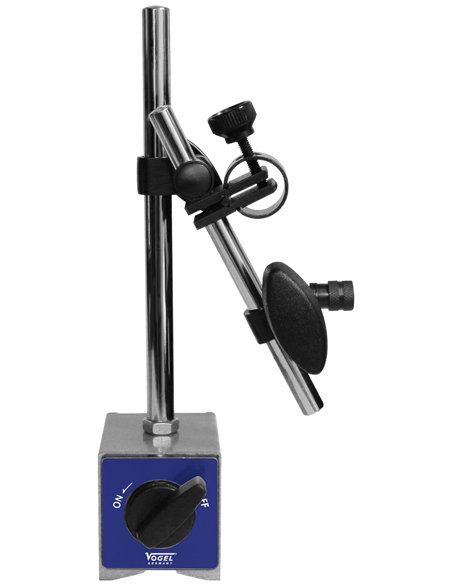Vogel-252001-Soporte universal porta-comparador, Altura total 235 mm, Base 65x50x55 mm