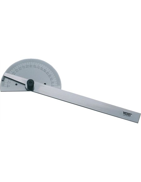 Vogel-322541-Transportador de ángulos acero inoxidable. Cuadrante Ø 80 mmxlargo 150 mm