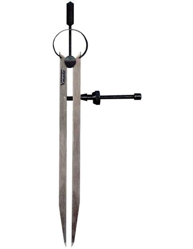 Vogel-302424-Compás de puntas con muelles y ajuste rápido, Medida 200 mm