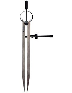 Vogel-302425-Compás de puntas con muelles y ajuste rápido, Medida 250 mm