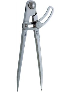 Vogel-302414-Compás de bisagra de puntas con cuadrante DIN 6486, Medida 200 mm