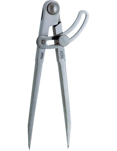Vogel-302416-Compás de bisagra de puntas con cuadrante DIN 6486, Medida 300 mm