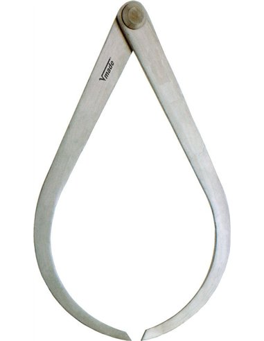 Vogel-302455-Compás de exteriores de patas planas DIN 6484, Medida 250 mm