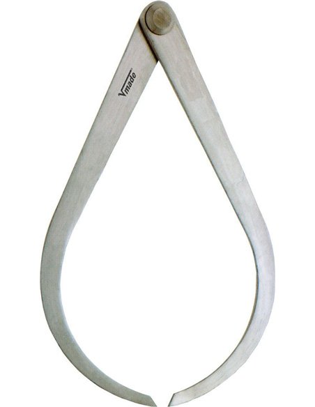 Vogel-302456-Compás de exteriores de patas planas DIN 6484, Medida 300 mm