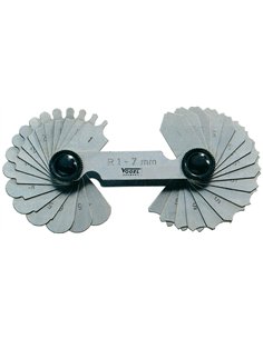 Vogel-472107-Juego galgas para radios Templado, 15 láminas
