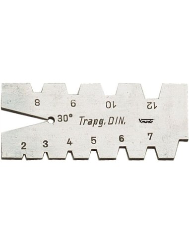 Vogel-472004-Patrón roscas trapezoidal. Rosca trapezoidal 30º.