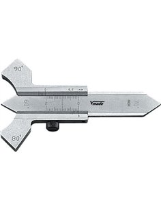 Vogel-474403-Calibre de precisión para soldaduras, Capacidad 0-20 mm, Nonio 1/20 mm