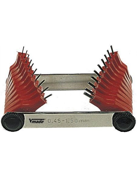 Vogel-472202-Juego calibres para inyectores, Pasos 1,50-3,00 mm