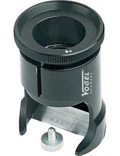 Vogel-600178-Lupa técnica de pie con escala de medición, Diámetro de lente 20 mm, Aumento 10x