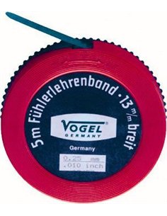 Vogel-455006-Rollo fleje calibrado 5 m x 12,7 mm (espesor 0,06 mm)