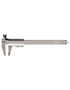 Vogel-201023/C-Calibre pie de rey monobloc DIN 862 de 150x40 mm con certificación de calibrado
