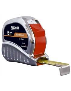 Fisco-TM8M-Flexómetro clase I con caja de ABS cromada TRI-MATIC (8x25)