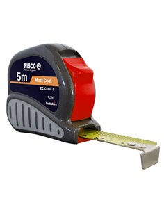Fisco-TV5M-Flexómetro clase I con caja ABS con empuñadura de goma TRI-LOK (5x25)