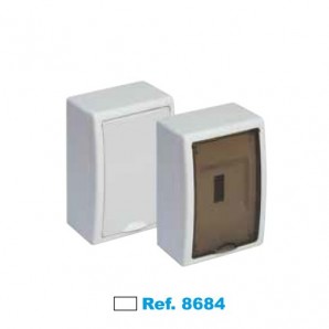 Cuadro eléctrico de superficie 4 elementos blanco Solera Arelos 8684